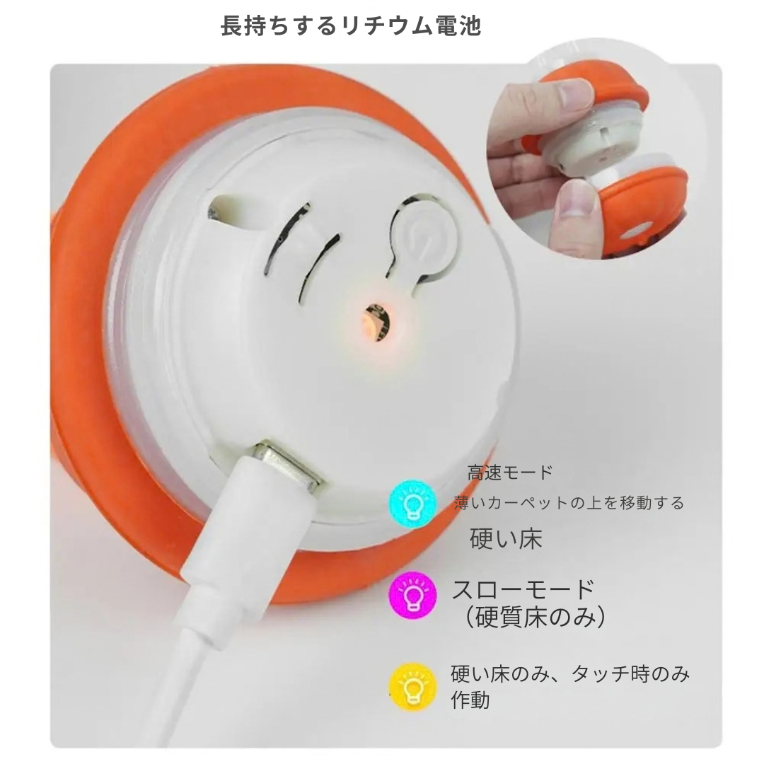 犬用 自動おもちゃ インタラクティブボール USB充電式 留守番 小型犬 中型犬