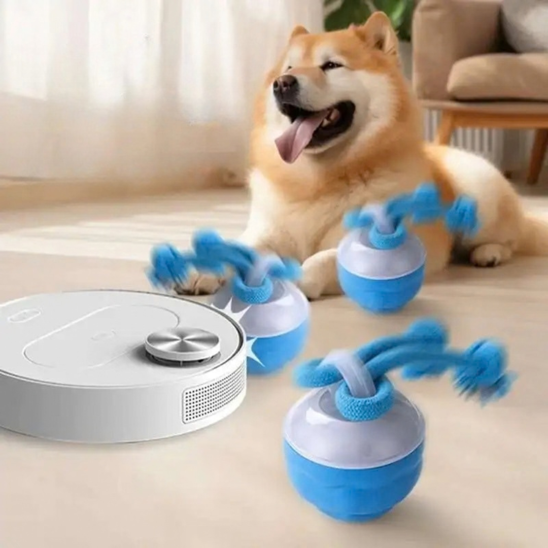 犬用 自動おもちゃ インタラクティブボール USB充電式 留守番 小型犬 中型犬